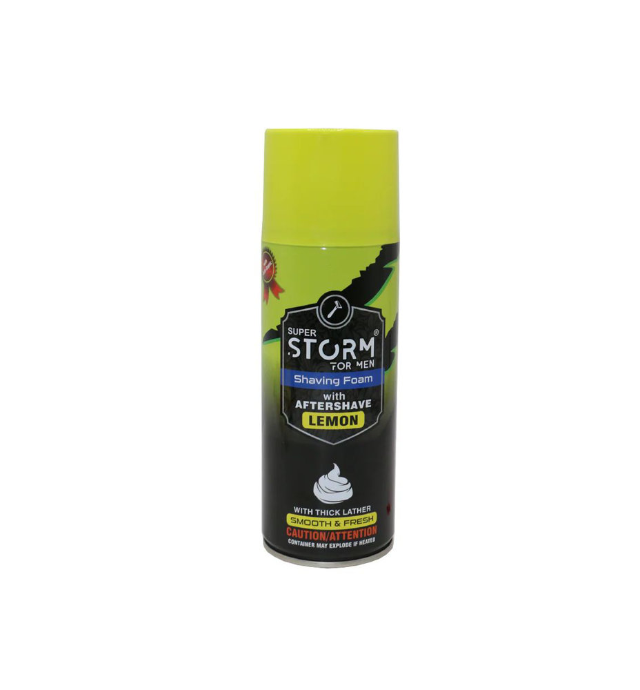 Picture of Super Storm Lemon Shaving Foam 400ml