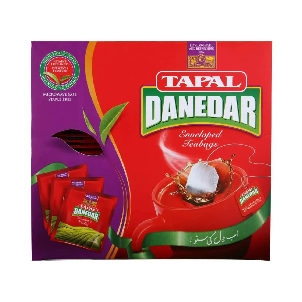 Picture of Tapal Danedar 100 Enveloped Teabags 200gm