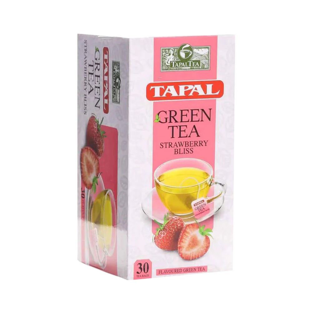 Picture of Tapal Green Tea Strawberry 30 Bags 45gm
