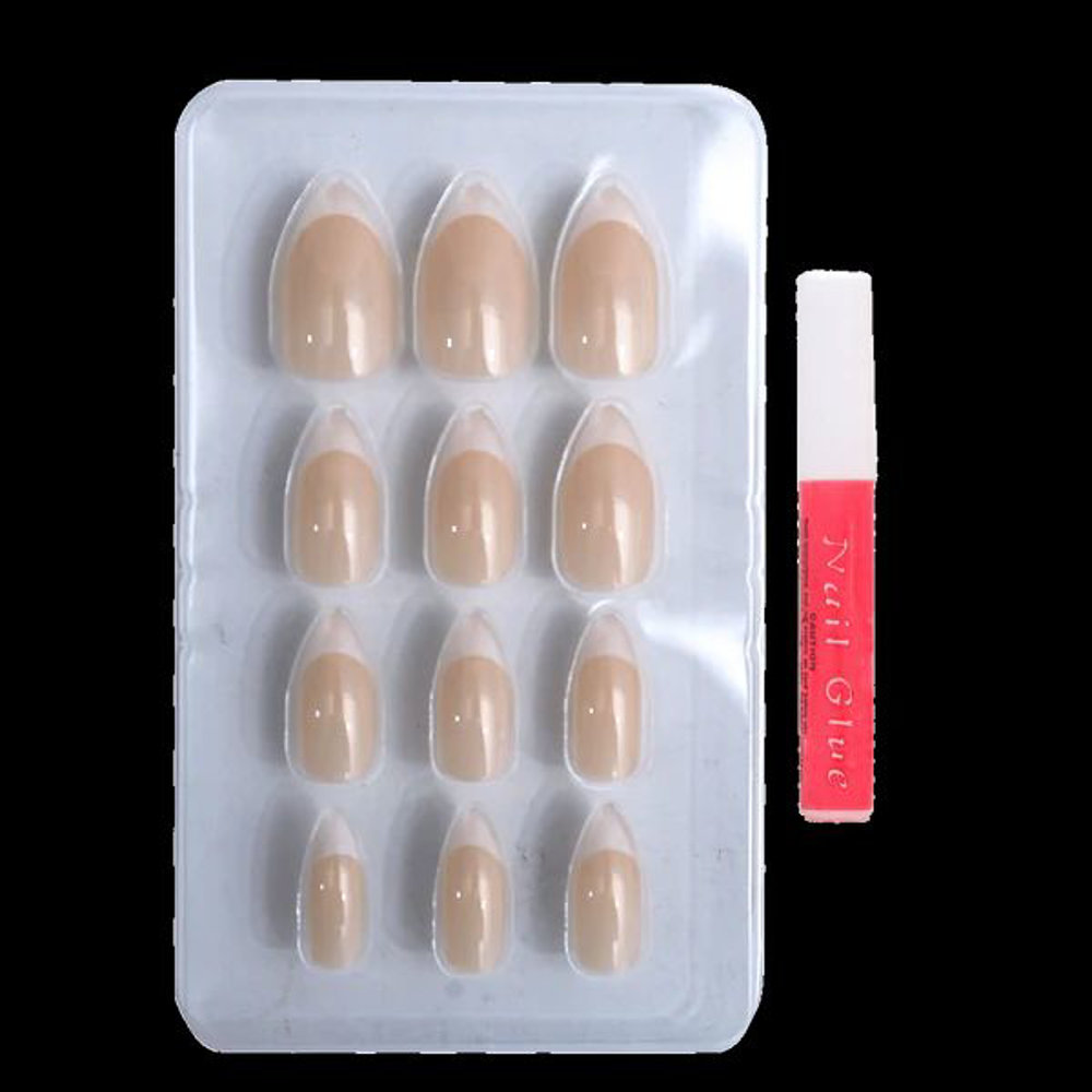 Picture of Trendy Ever Lasting French Nails Td-329
