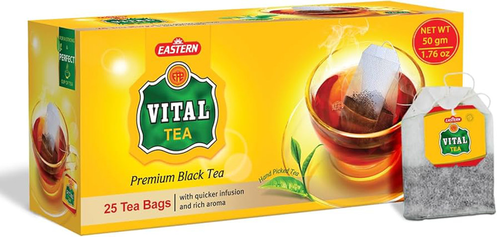 Picture of Vital Black 25 Tea Bags 50gm