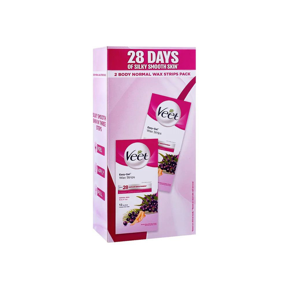Picture of Veet Body Wax Strips Normal 2pcs