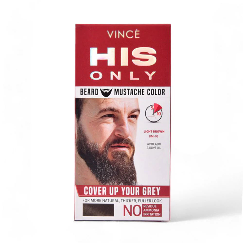 Picture of Vince Beard & Mustache Color Light Brown Bm-05