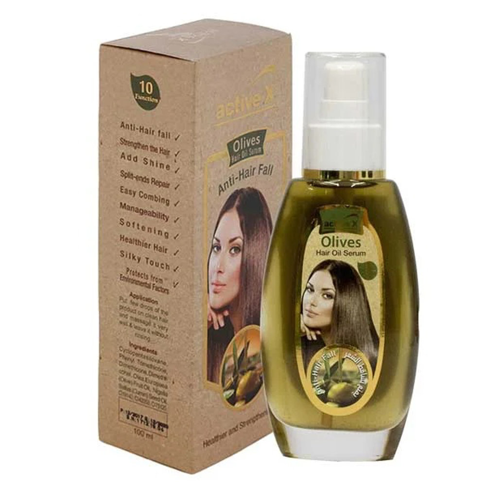 Picture of Silky Cool Olives Hair Oil Serum Anti Hair Fall 100ml