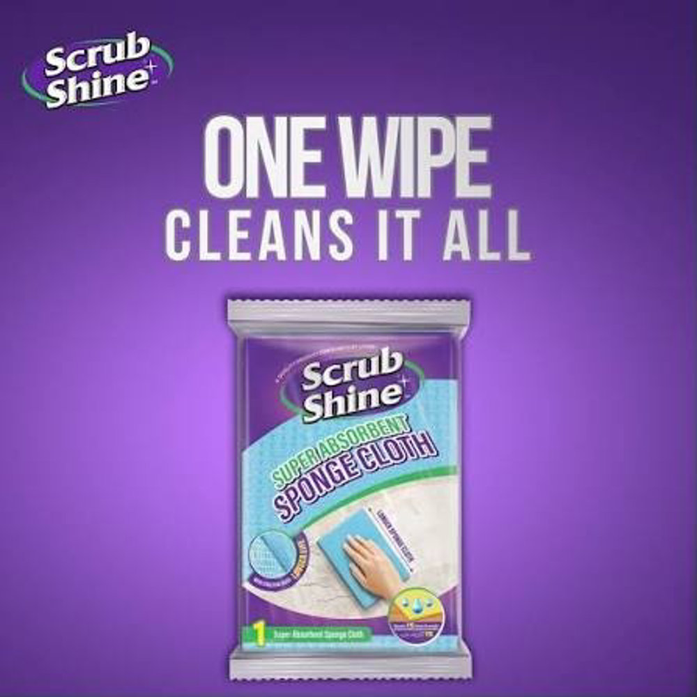 Picture of Scrub Shine 1 Super Absorbent Sponge Cloth