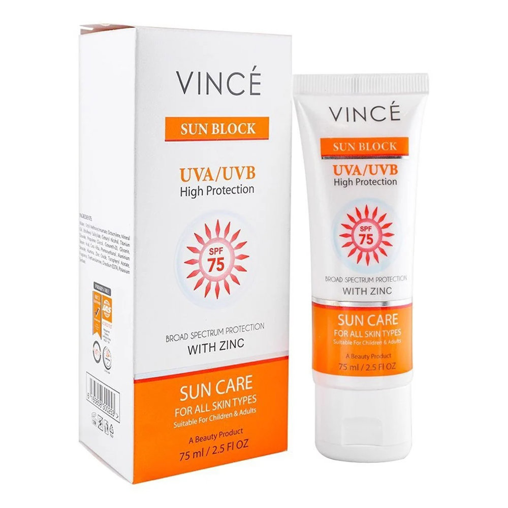 Picture of Vince Sun Block Uva/uvb High Protection Cream 75ml
