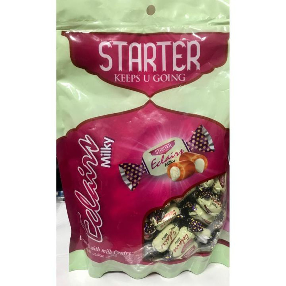 Picture of Starter Caramel With Milk Centre Eclair Pouch 1kg