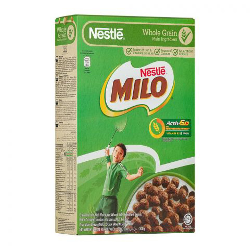 Picture of Nestle Milo Wheat Balls Whole Grain Cereal 300gm