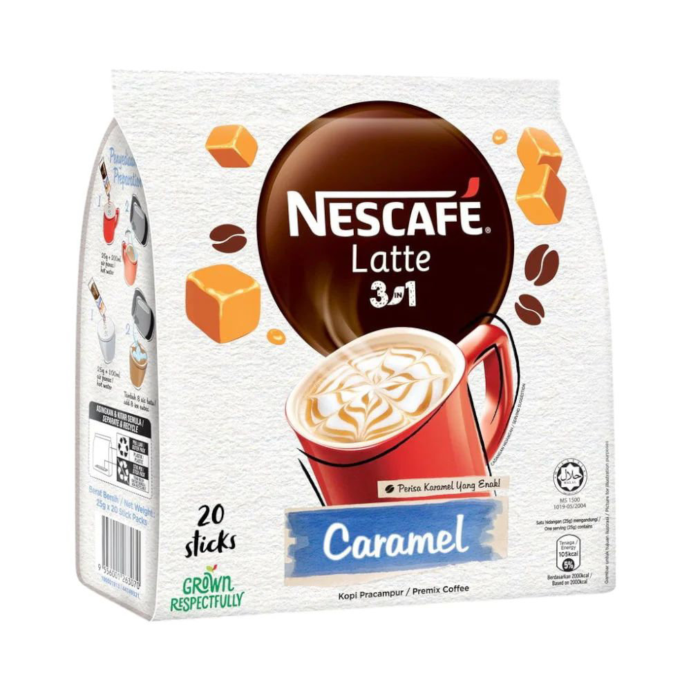 Picture of Nescafe Caramel Latte 3 In 1 30gm