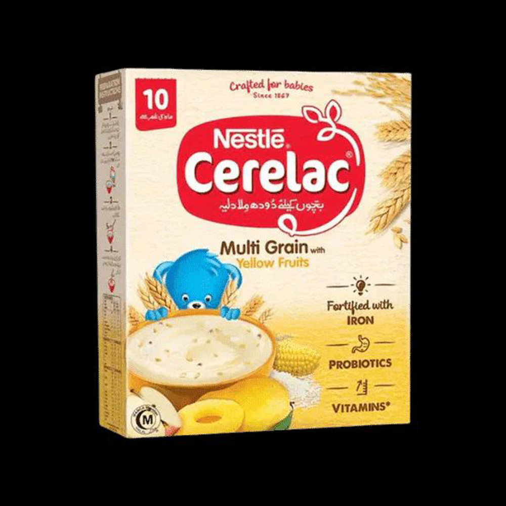 Picture of Nestle Cerelac Multi Grain Yellow Fruite 175gm