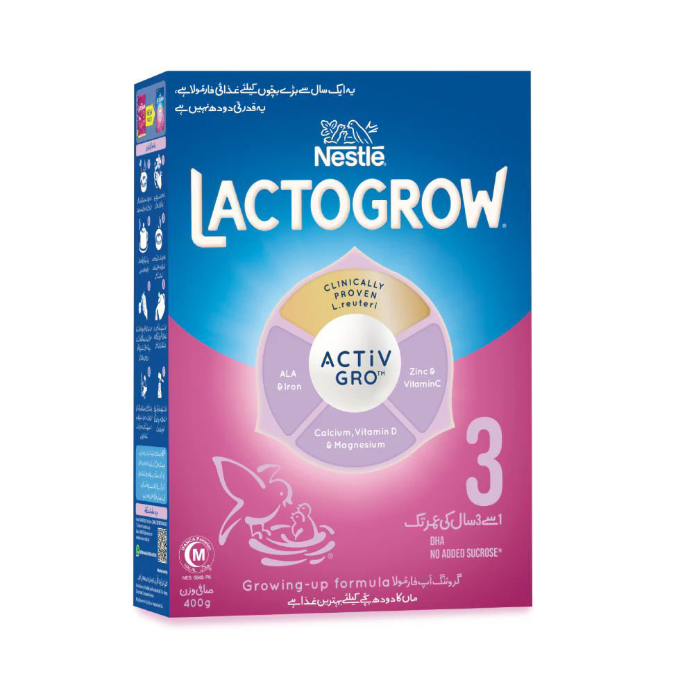 Picture of Nestle Lactogrow Activ Gro 3 400gm
