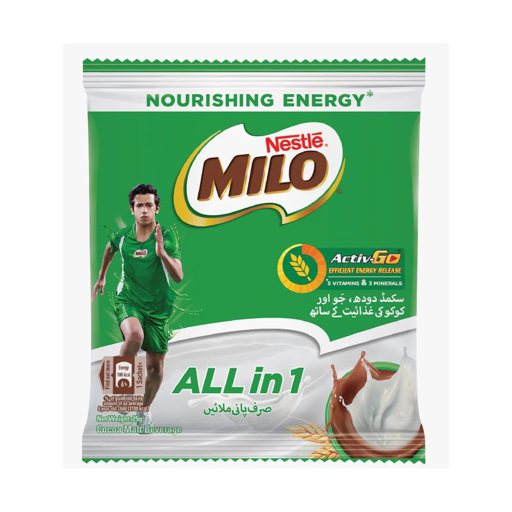 Picture of Nestle Milo All In1 Cocoa Malt Powder 25gm