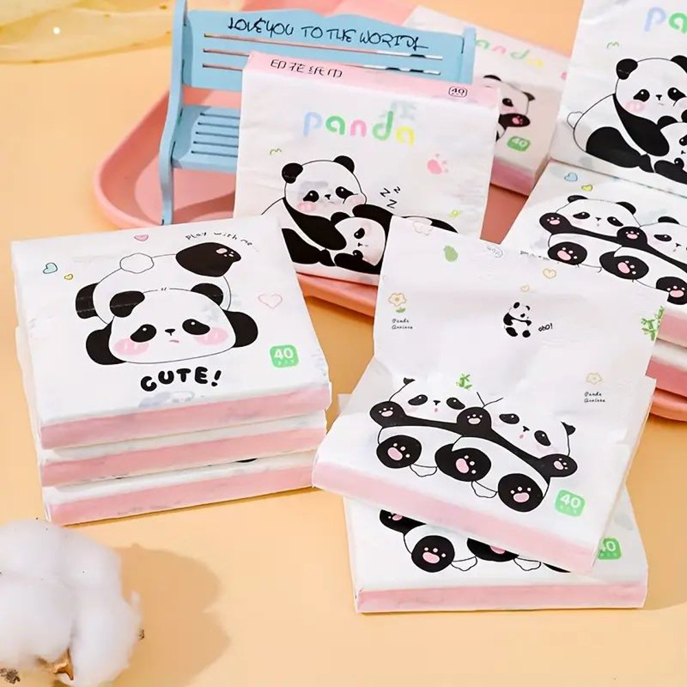 Picture of Panda Miss You Printed Tissue 40 Sheets