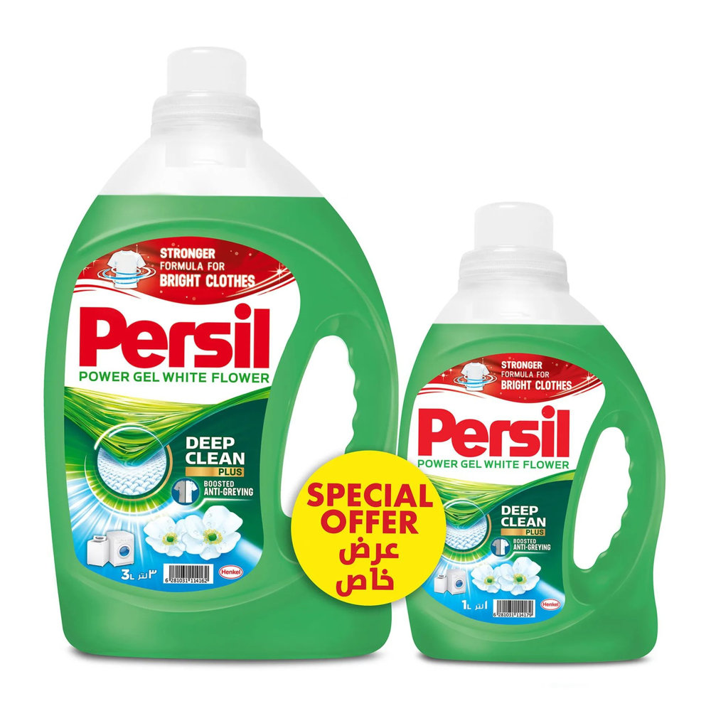 Picture of Persil White Flower Washing Liquid 3+1ltr