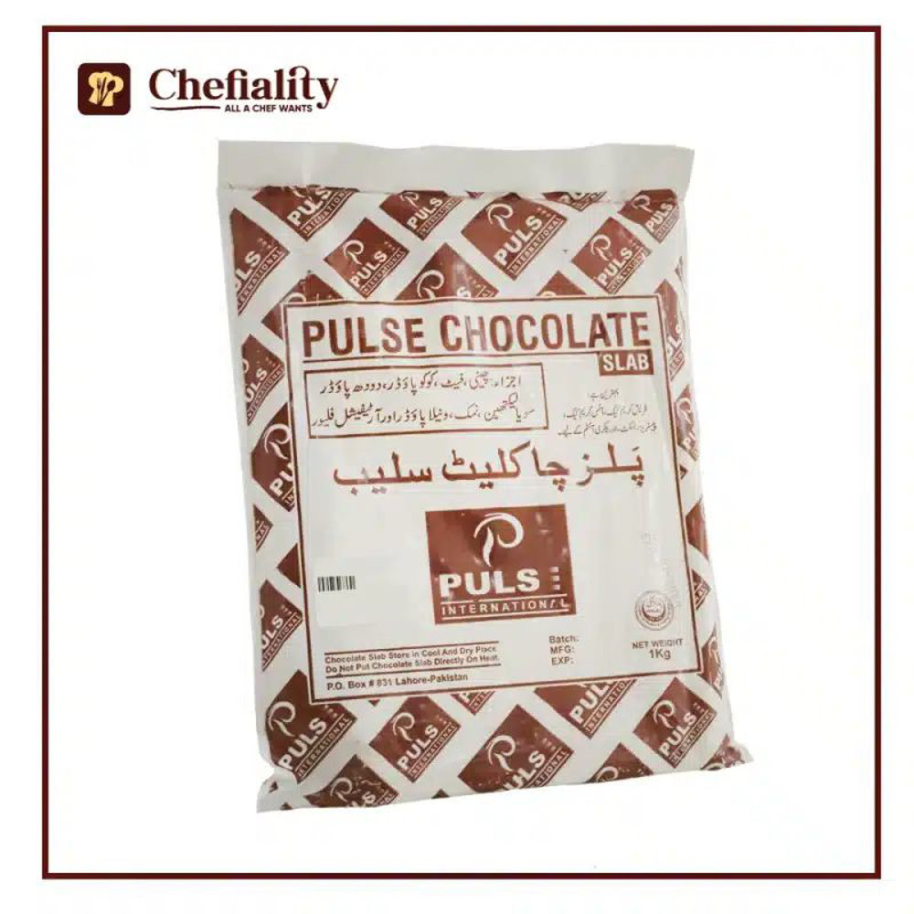 Picture of Pulse Chocolate Slab Brown Pack 1kg