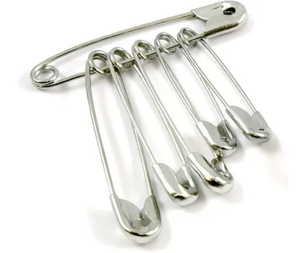 Picture of Safety Pins Silver Set