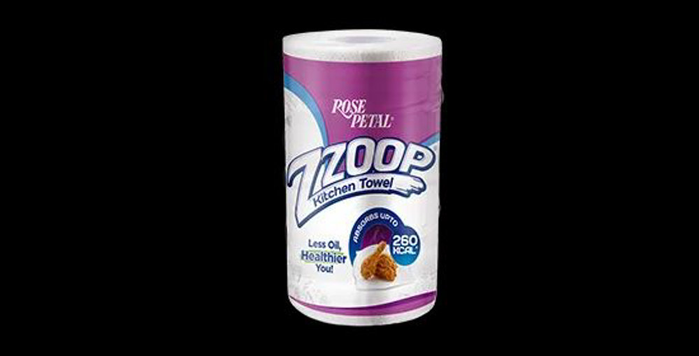 Picture of Rose Petal Zzoop Kitchen Towel Single