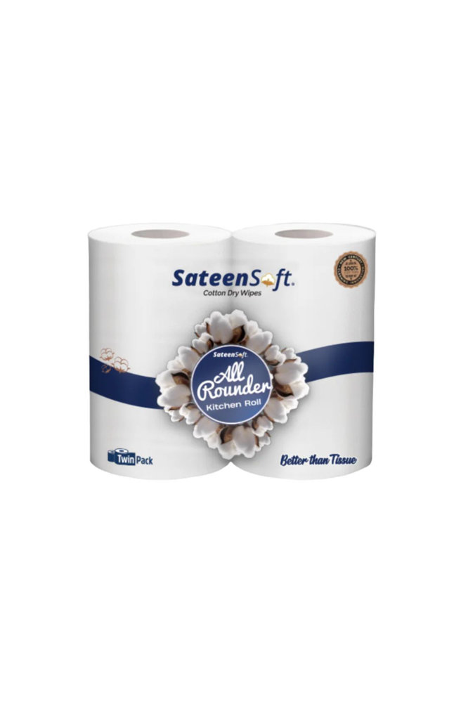Picture of Sateen Soft All Rounder Kitchen Roll Large Twin