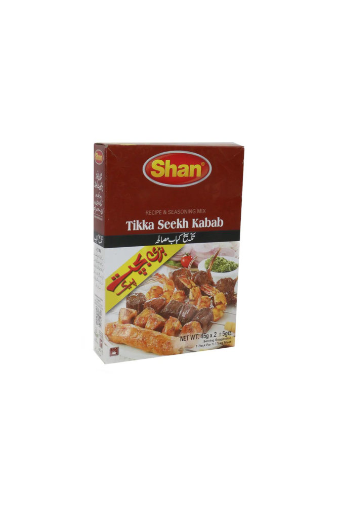 Picture of Shan Tikka Seekh Kabab Masala 90gm