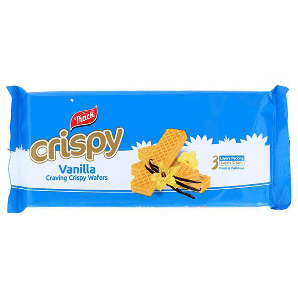 Picture of Track Crispy Vanilla Waffers 75gm