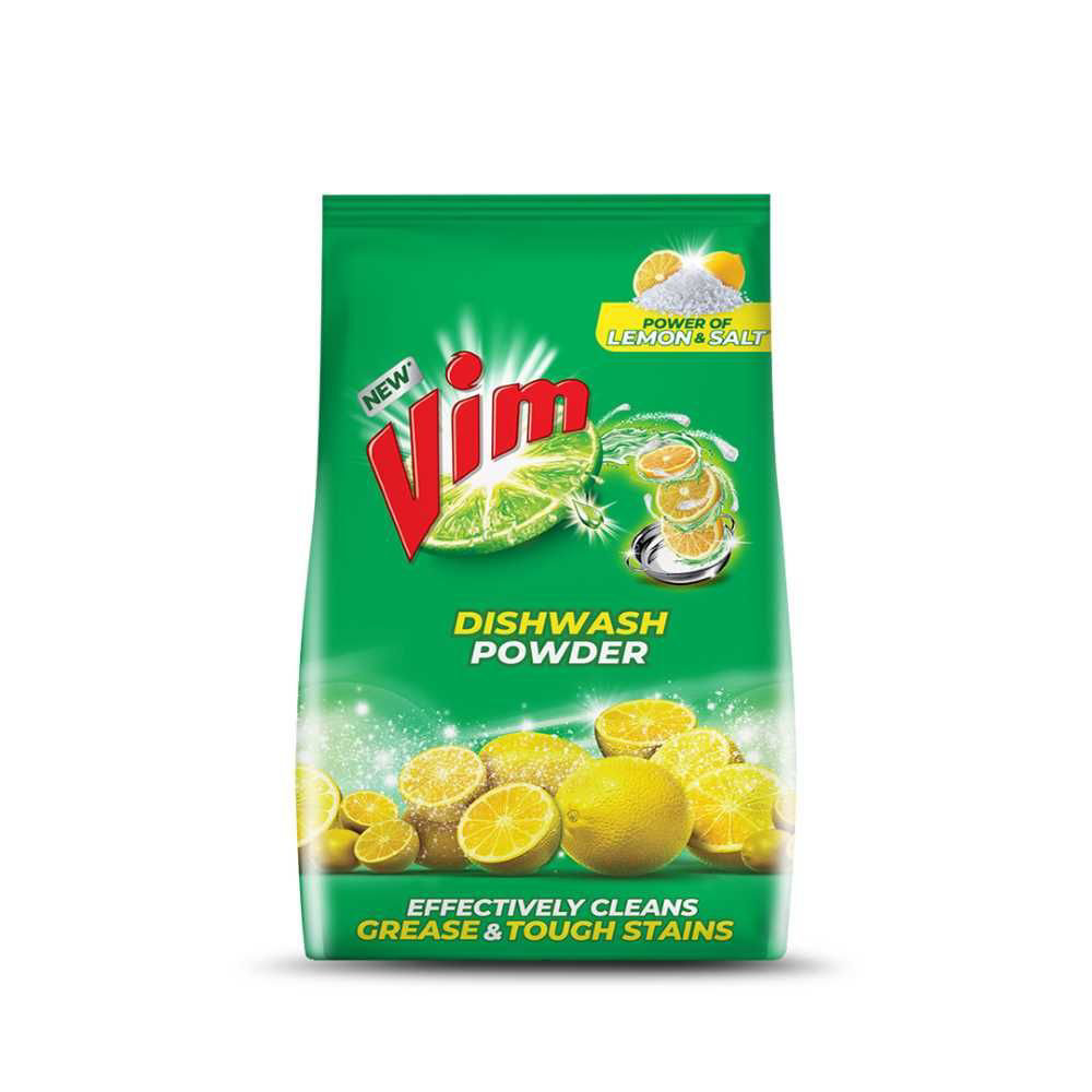 Picture of Vim Dishwashing Powder Lemon & Salt 400gm
