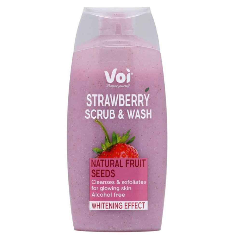 Picture of Voi Strawberry Scrub & Wash 400ml