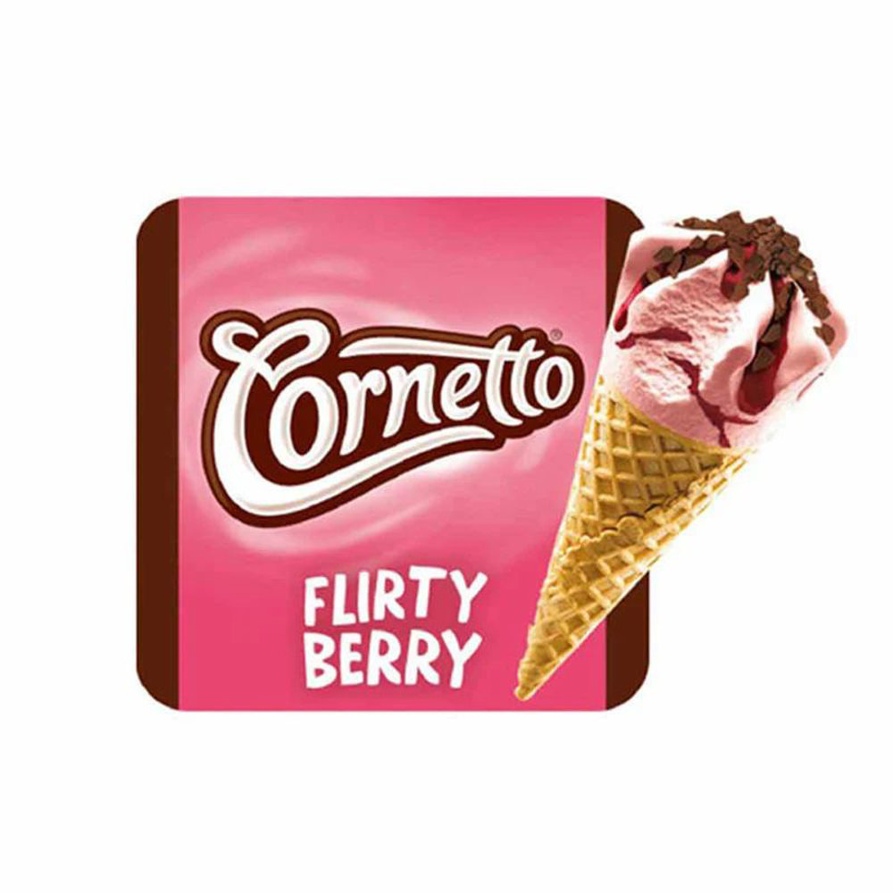 Picture of Wall's Cornetto Flirty Berry Ice Cream 100ML