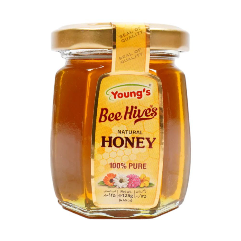 Picture of Young's Bee Hives Natural Honey 125gm