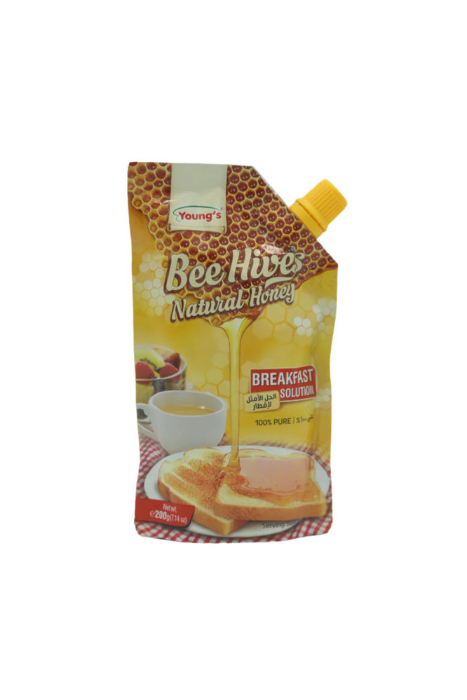 Picture of Young's Bee Hives Natural Honey Pouch 200GM