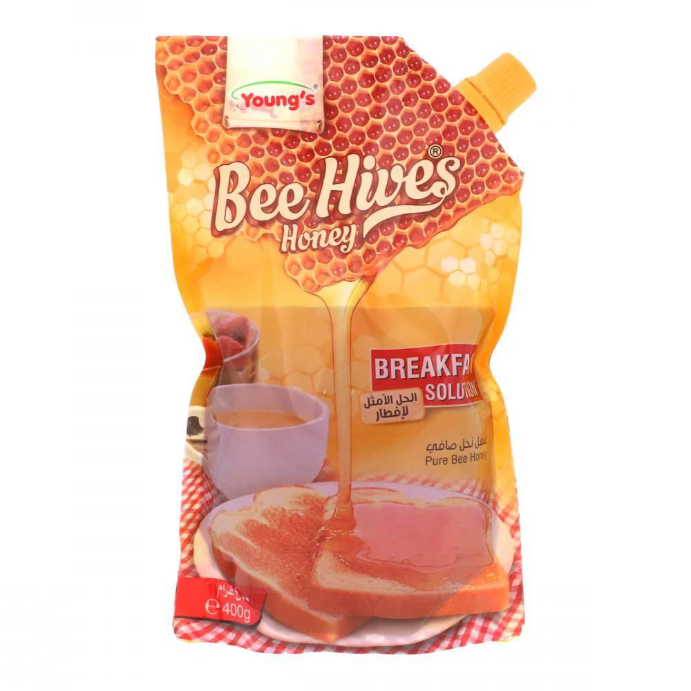 Picture of Young's Bee Hives Natural Honey Pouch 400gm