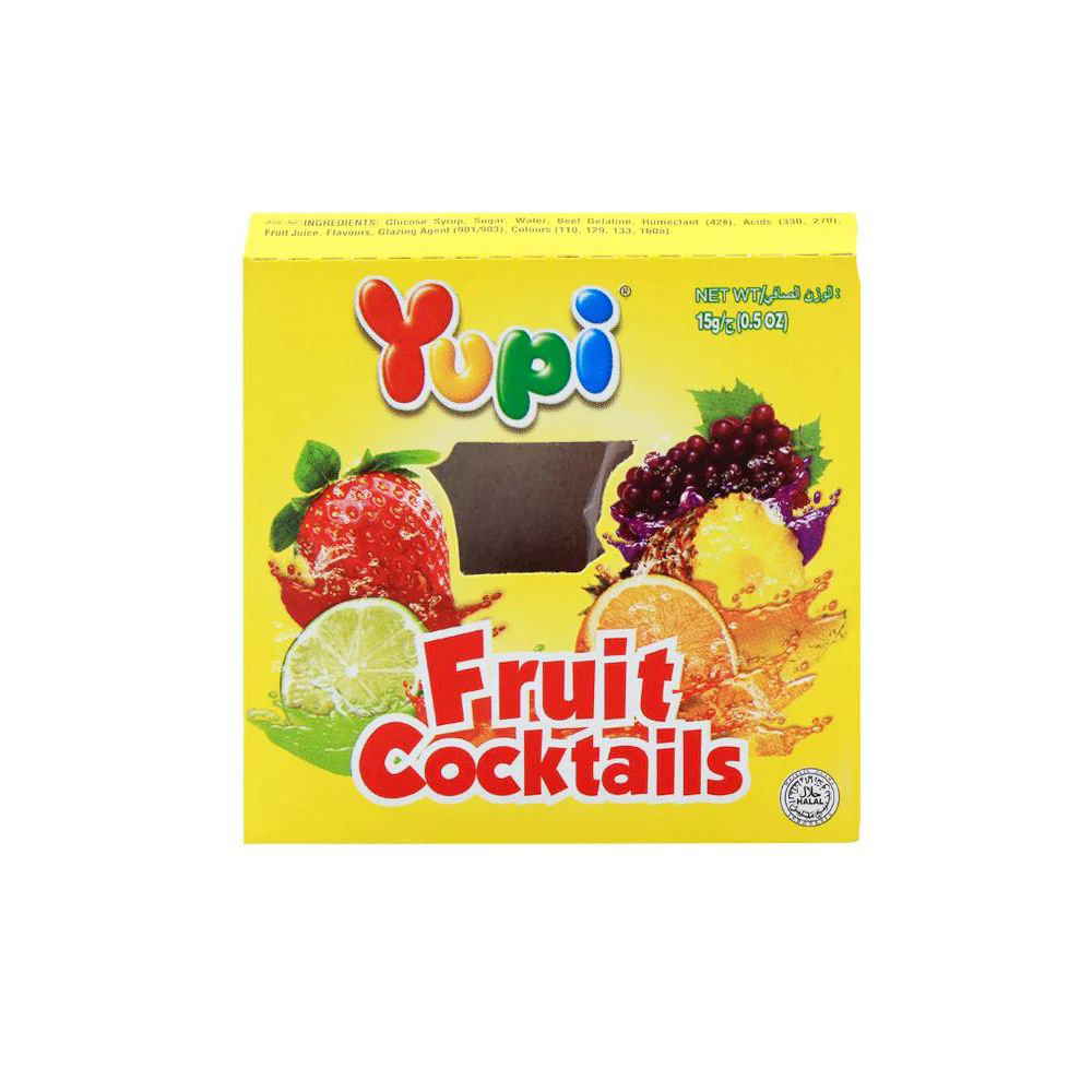 Picture of Yupi Dippy Fruit Cocktail Jelly 7pcs 30gm