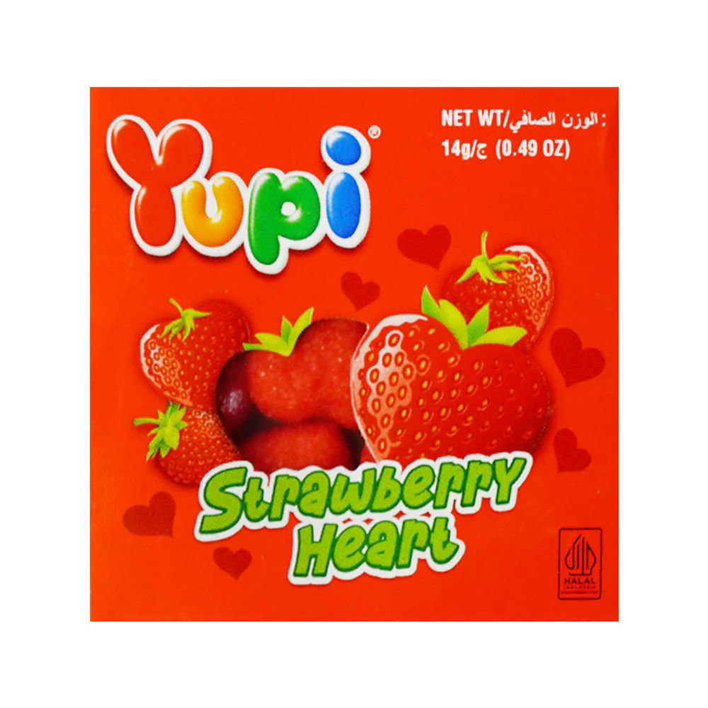 Picture of Yupi Dippy Jelly Strawberry Heart 14gm