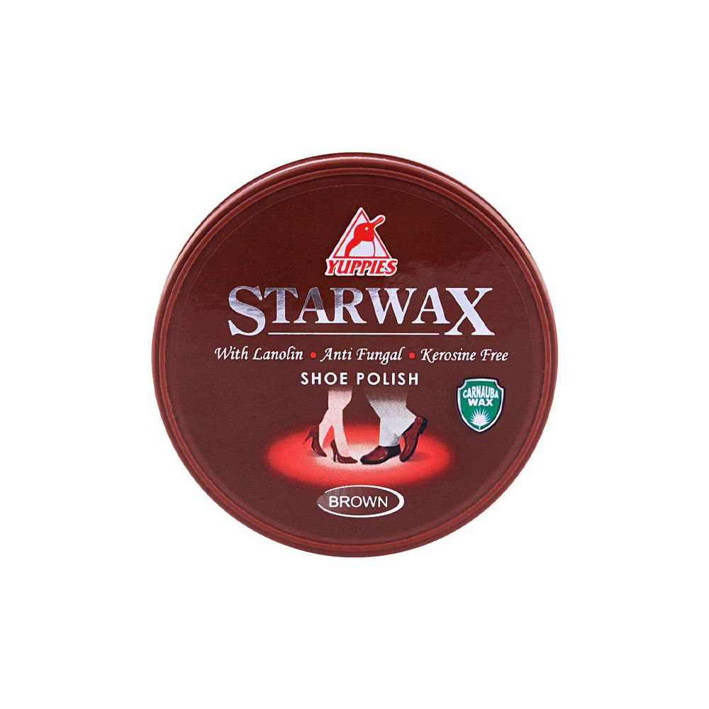 Picture of Yupplies Starwax Shoe Polish Brown 48ml
