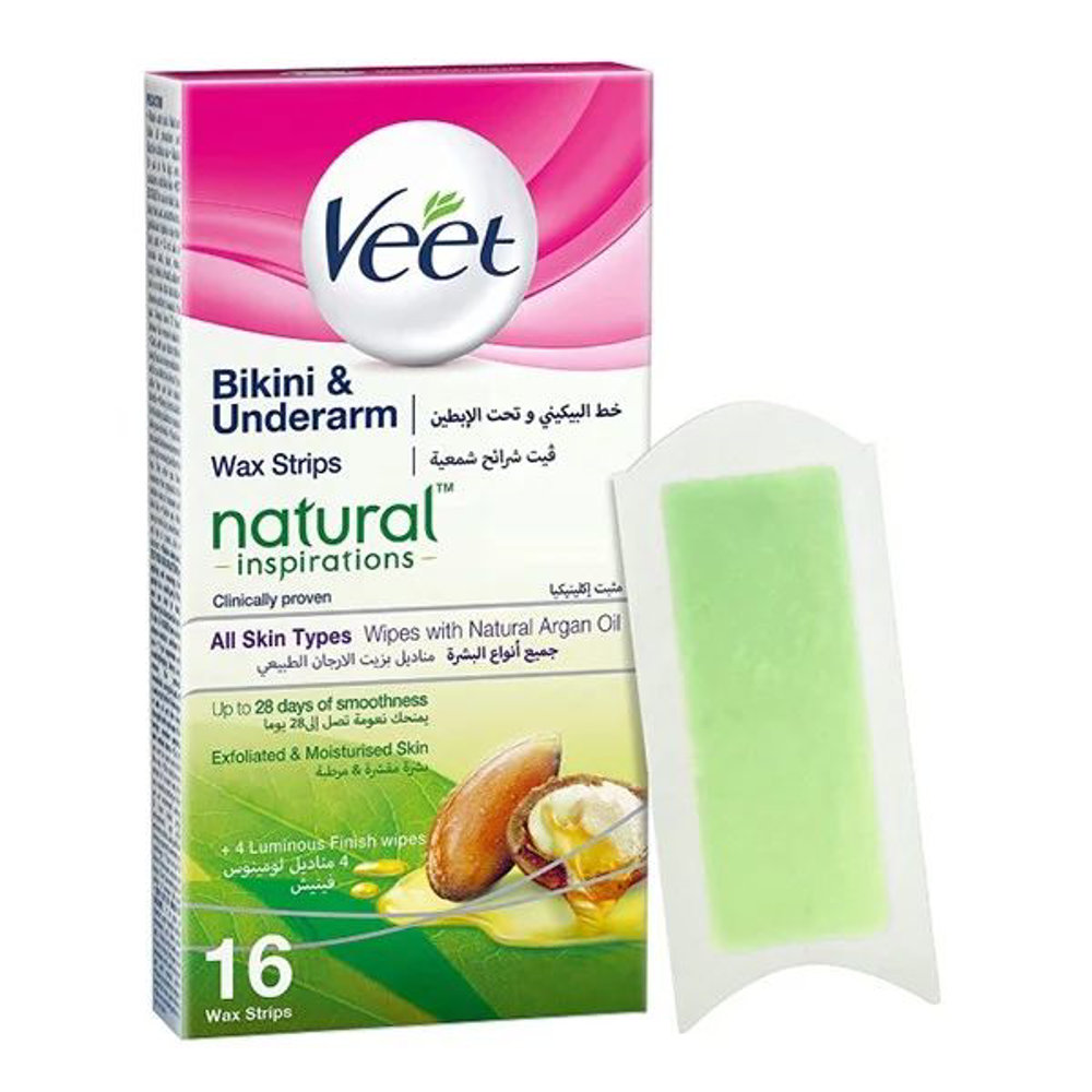 Picture of BL Argan Oil Body Wax Strips 16 Pcs