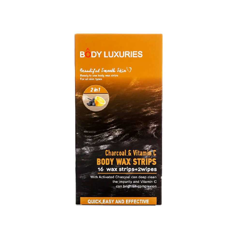 Picture of BL Charcoal & Vitamin C Body Wax Strips 16 Pcs