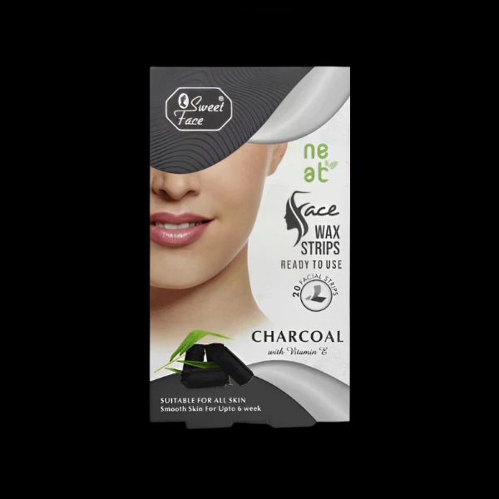 Picture of BL Face Charcoal & Vitamin C Facial Wax Strips 16Pcs