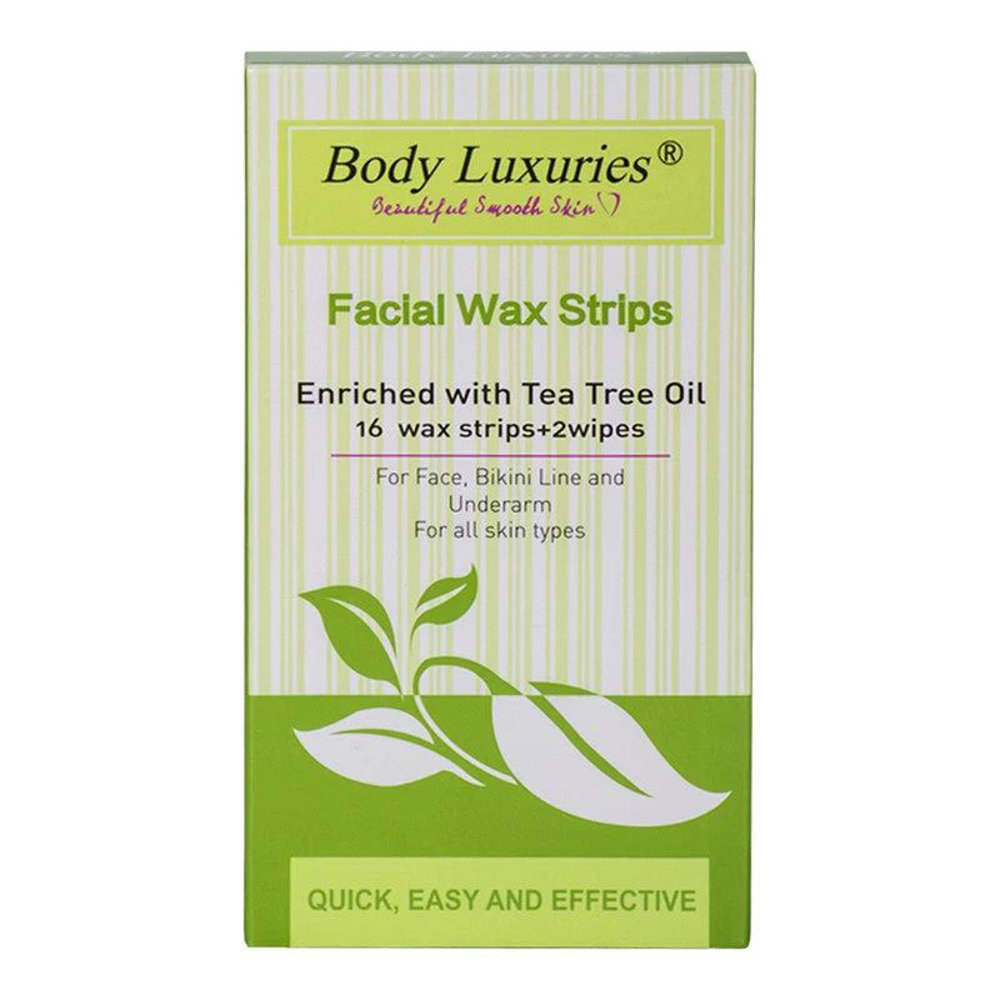 Picture of BL Face Tea Tree Oil Facial Wax Strips 16Pcs
