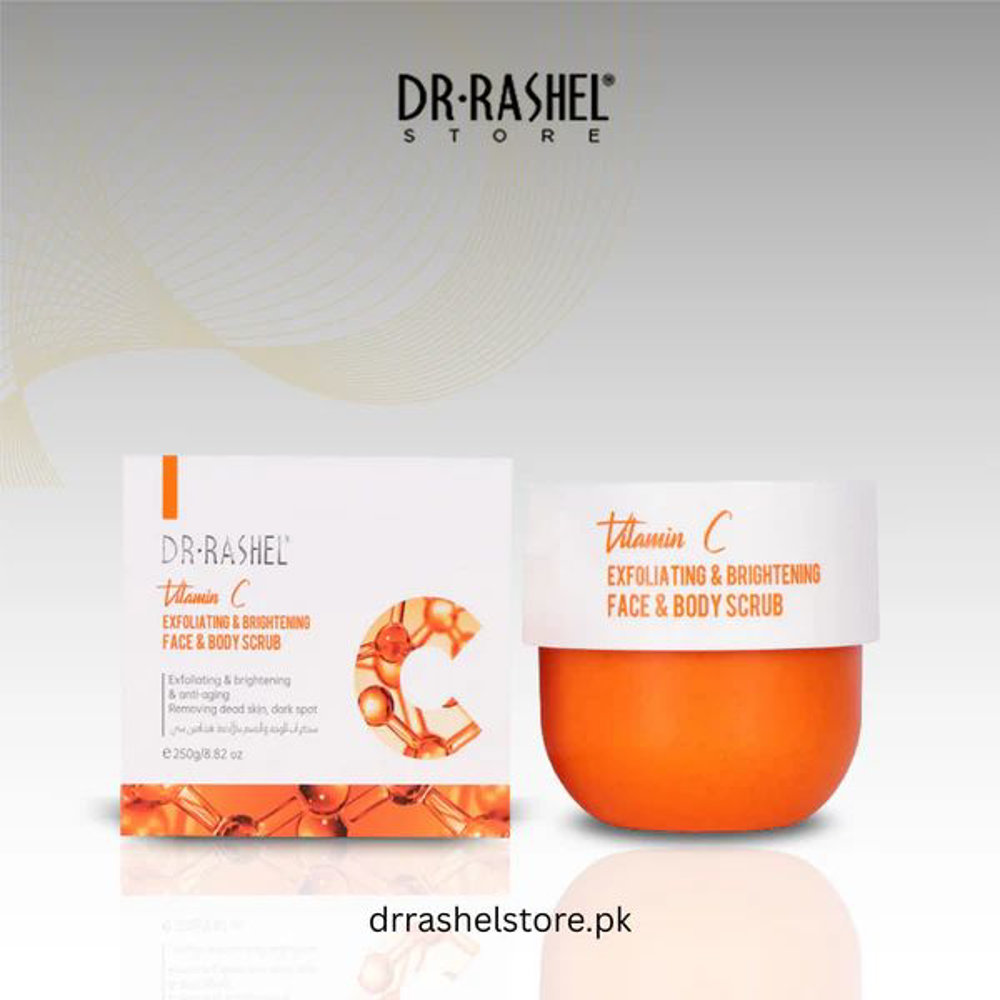 Picture of Dr Rashel Exfoliating Brightening Face & Body Scrub 250GM