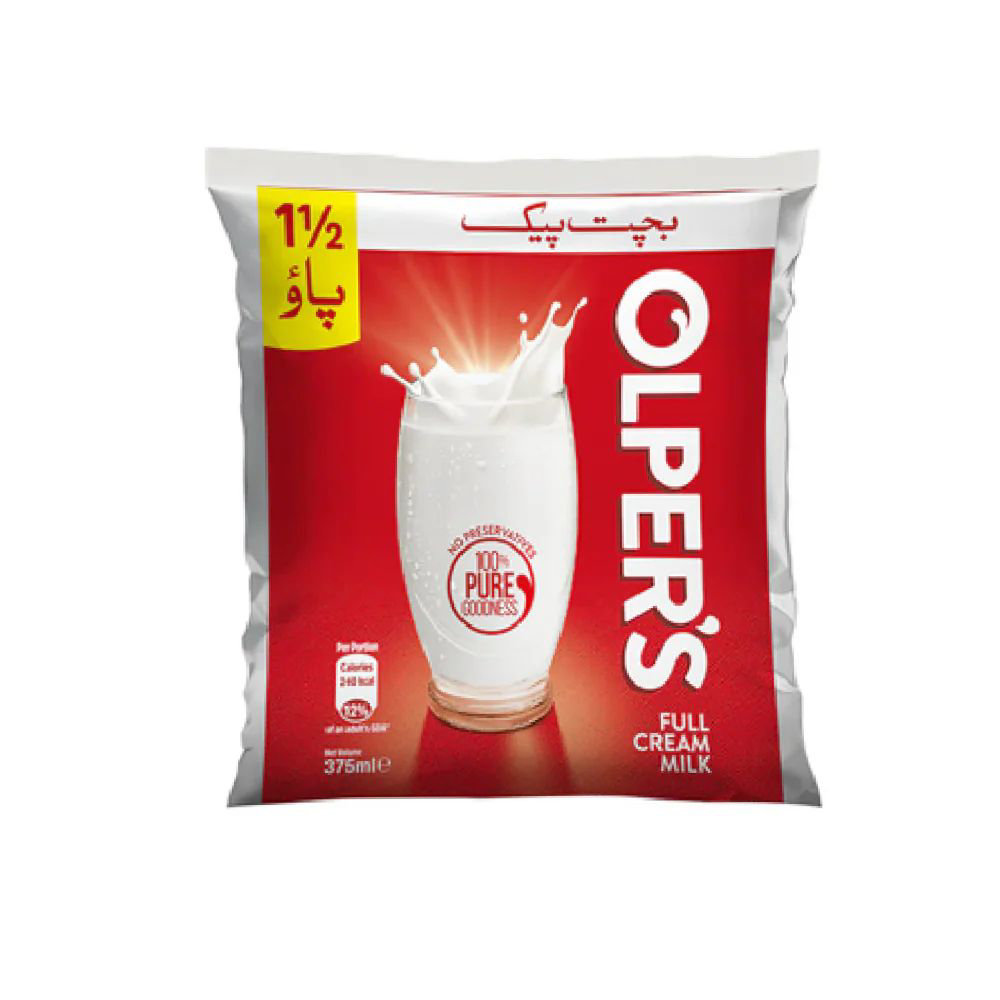 Picture of Olpers Full Cream Milk Pouch 375ML