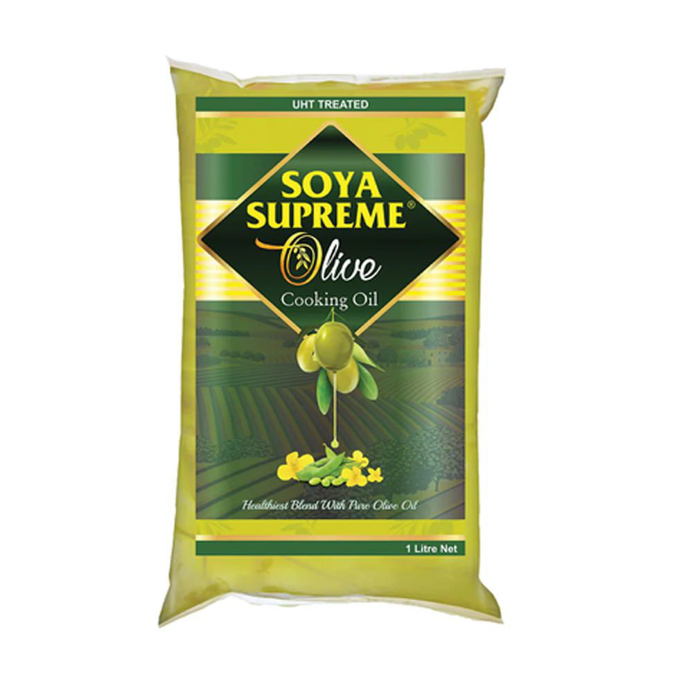 Picture of Soya Supreme Olive Oil Standing Pouch 1Ltr