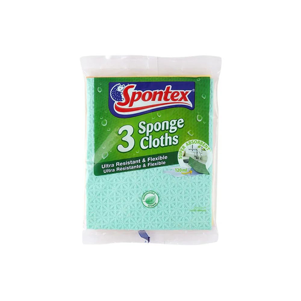 Picture of Spontex 3 Sponge Cloths