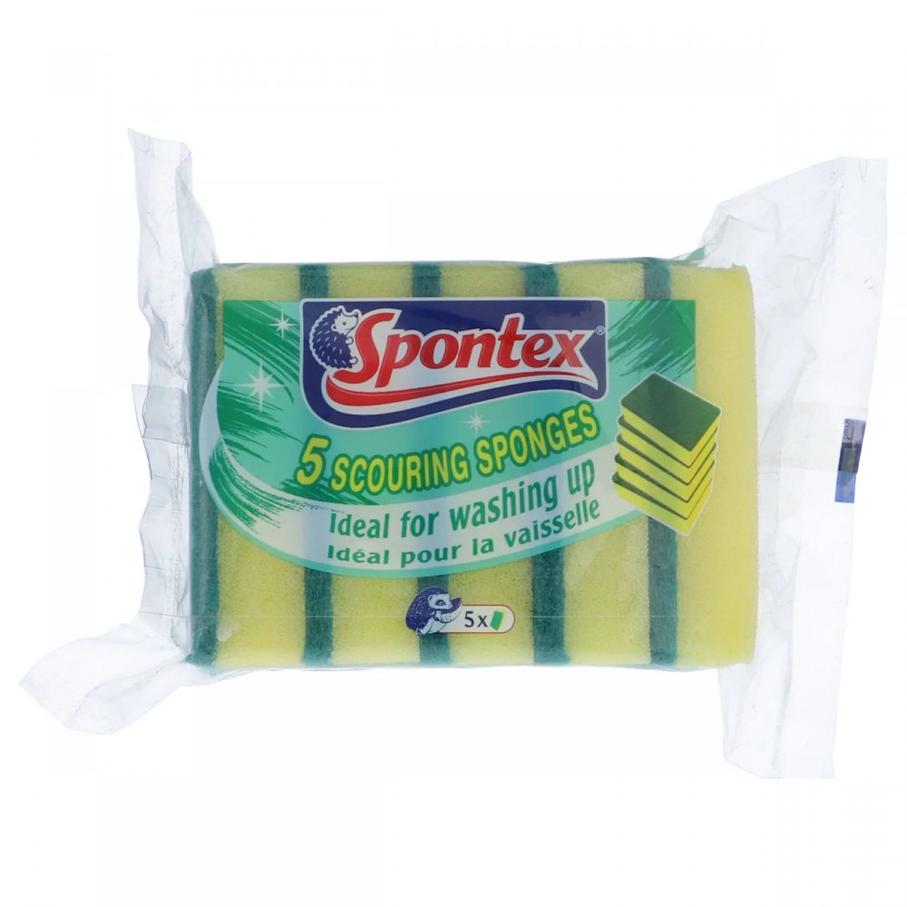 Picture of Spontex 5 Scouring Sponges