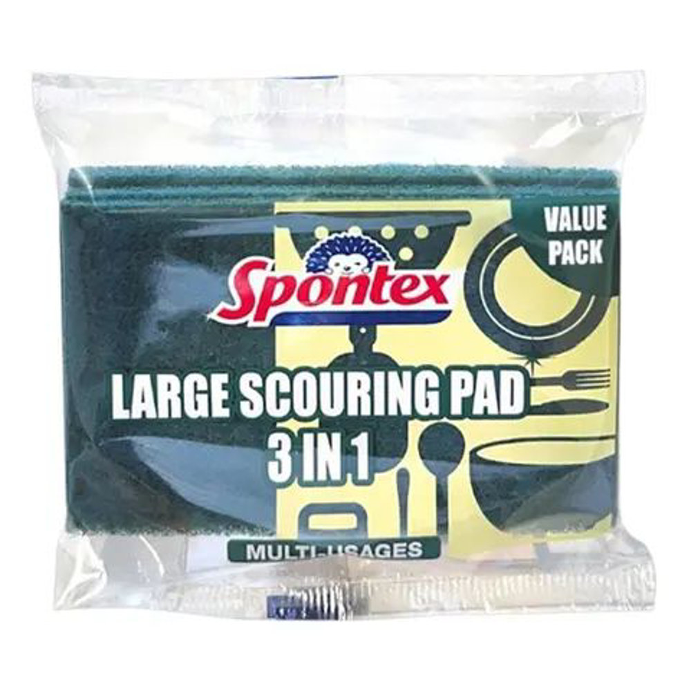 Picture of Spontex Large Scouring Pad 3in1