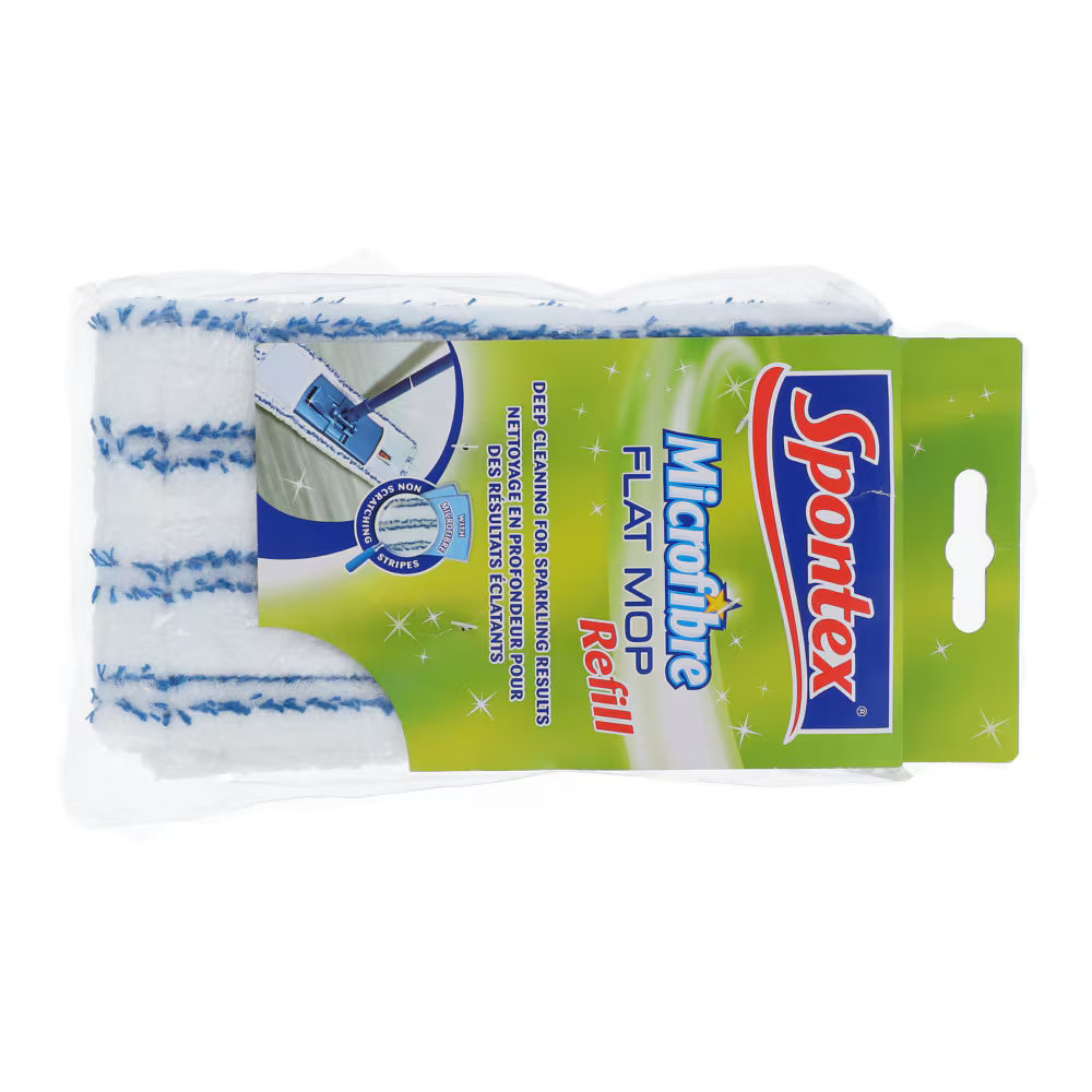 Picture of Spontex Microfibre Flat Mop Refill