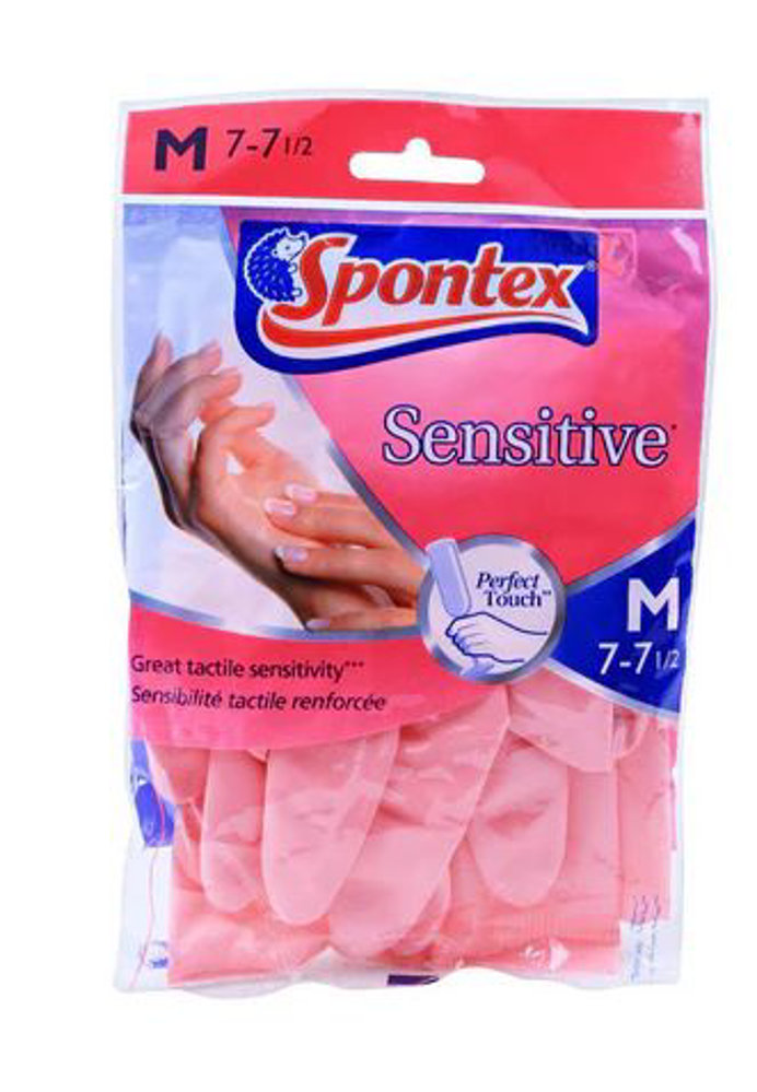 Picture of Spontex Sensitive Hand Gloves Medium