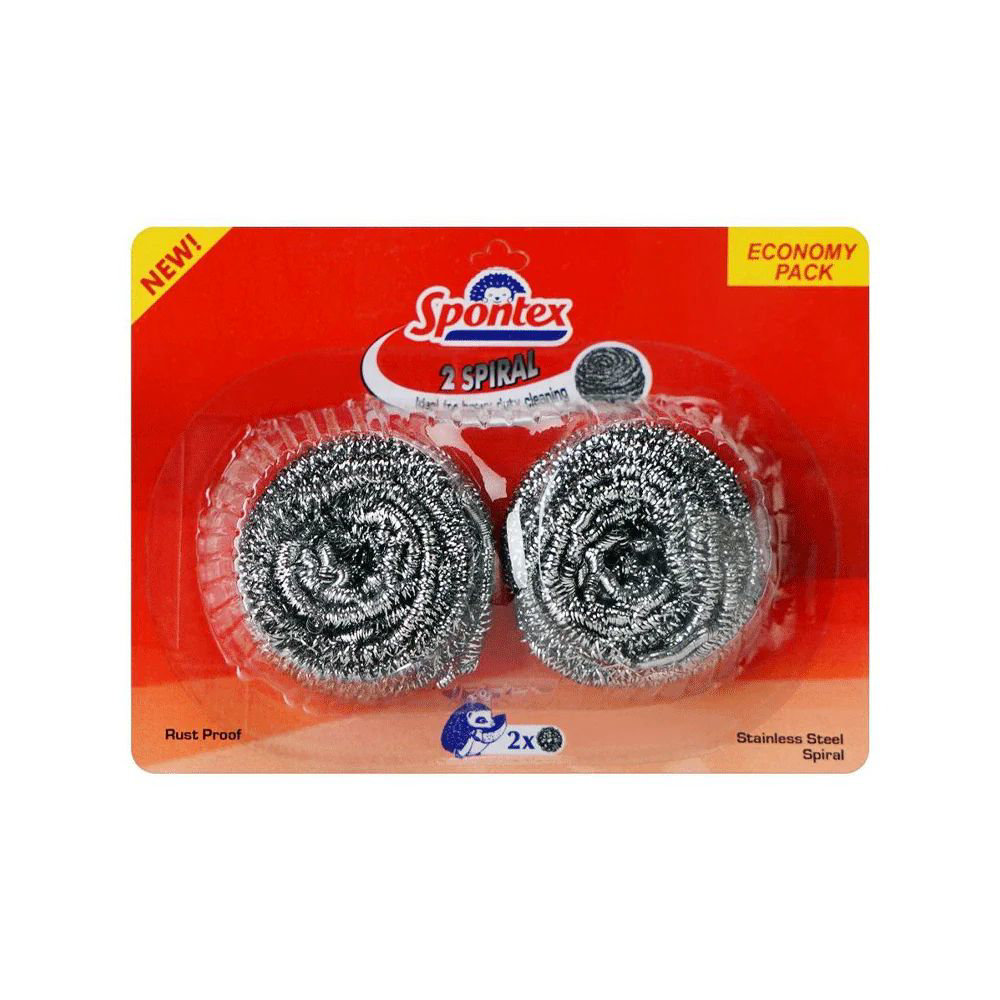 Picture of Spontex Stainless Steel Spiral Twin Pack