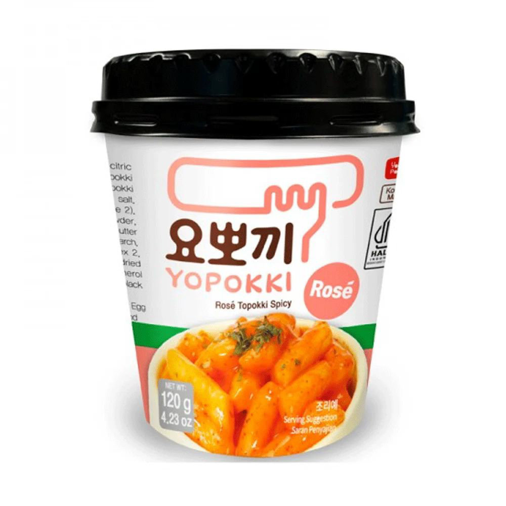 Picture of Yopokki Cup Noodles  Rose Topokki Spicy 120GM