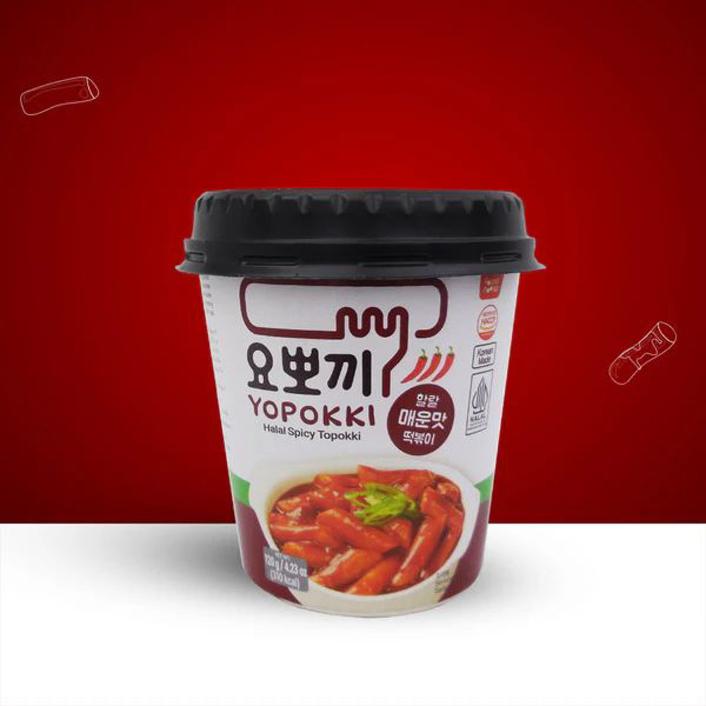 Picture of Yopokki Cup Noodles Halal Spicy 120GM