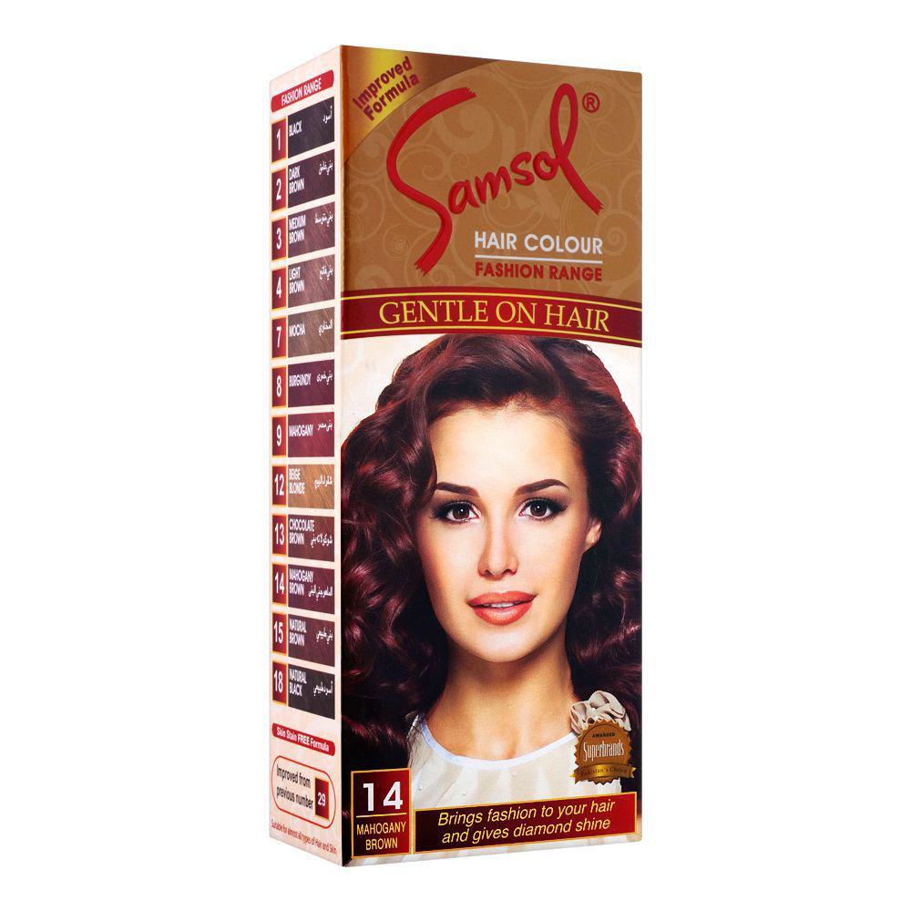 Picture of Samsol Hair Color 14 Mahogany Brown 