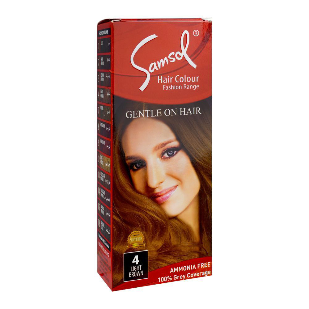 Picture of Samsol Hair Color 4 Light Brown 